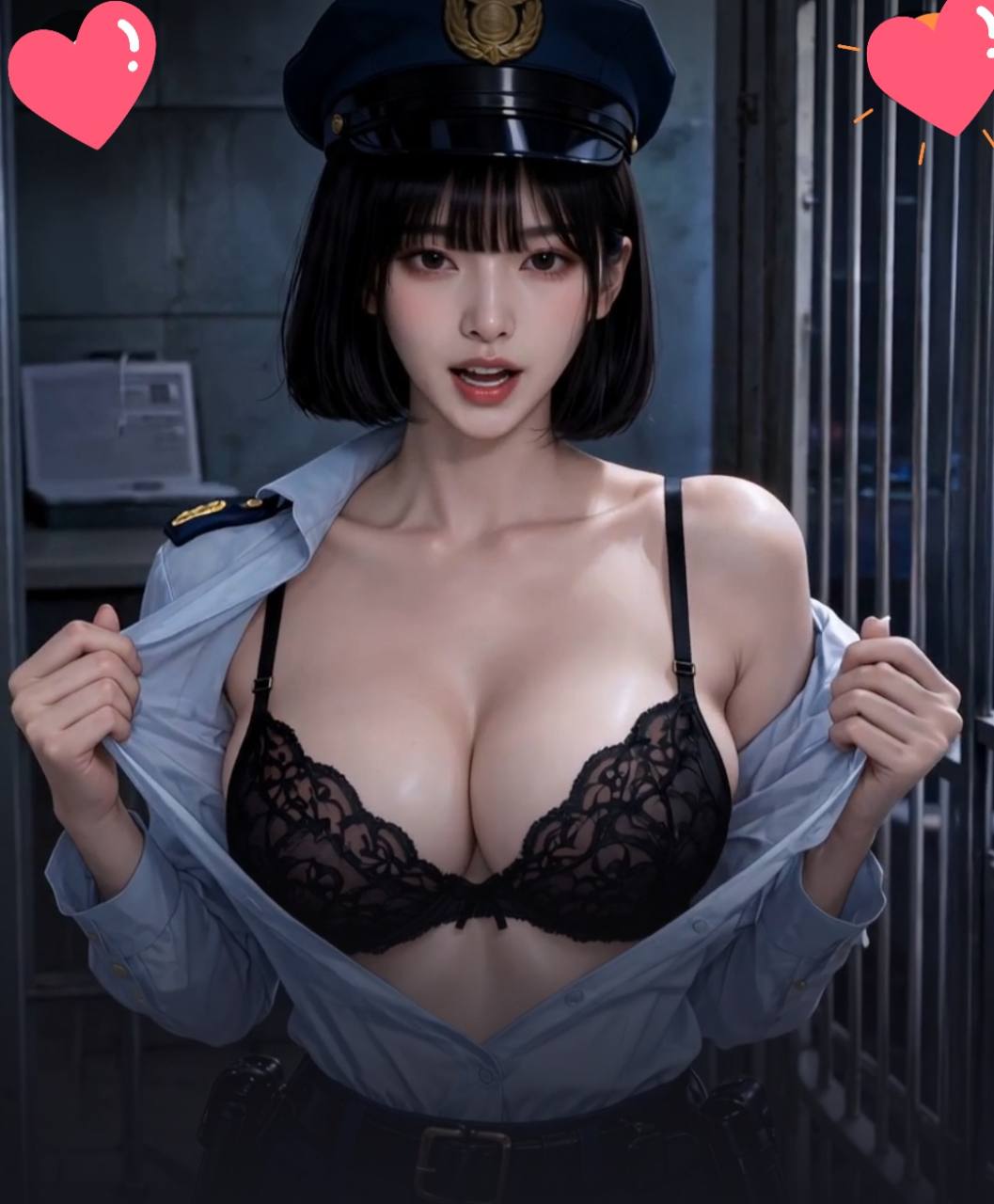바니 프리티 마사지 (Bunny Pretty Spa) 바니 프리티 콘셉트 — 성인 모델의 가상 경찰 코스프레 이미지이며 실제 경찰관이나 공식 제복과는 관련이 없습니다.